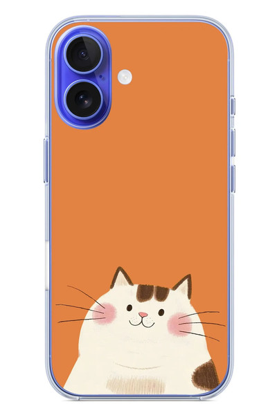 Le Balvo iPhone 16 Uyumlu Kedi Baskılı Silikon Kılıf