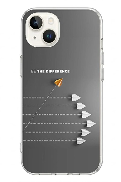 Le Balvo iPhone 13 - 14 Uyumlu Be The Difference Baskılı Silikon Kılıf