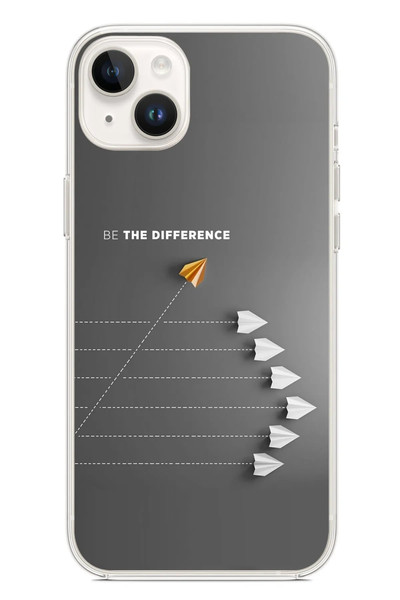 Le Balvo iPhone 14 Plus Uyumlu Be The Difference Baskılı Silikon Kılıf