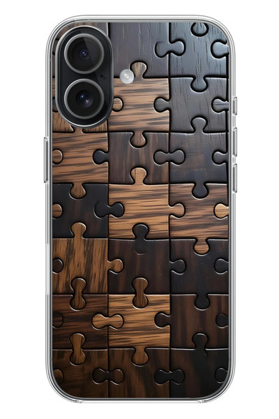 Le Balvo iPhone 17 Uyumlu Puzzle Baskılı Silikon Kılıf