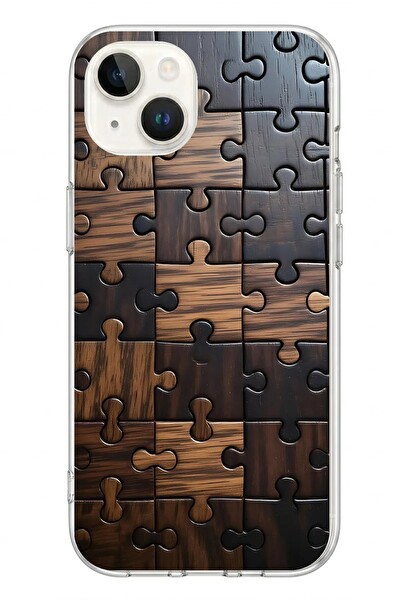 Le Balvo iPhone 13 - 14 Uyumlu Puzzle Baskılı Silikon Kılıf