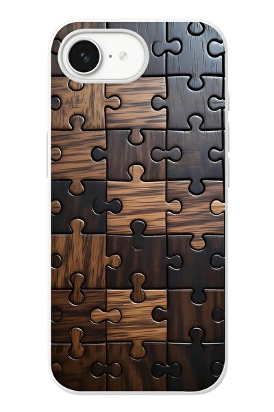 Le Balvo iPhone 16e Uyumlu Puzzle Baskılı Silikon Kılıf