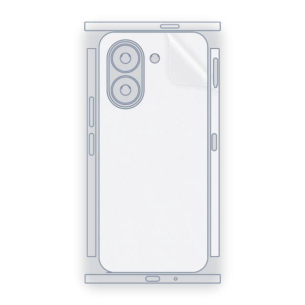 ScHitec Honor Play 80 Plus Uyumlu Fullbody Arka Kaplama Hidrojel Koruyucu Film