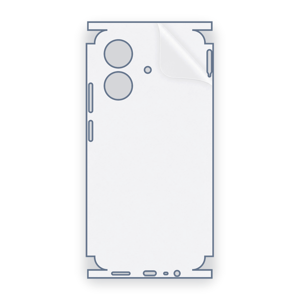 ScHitec Realme Note 60S Uyumlu Fullbody Arka Kaplama Hidrojel Koruyucu Film