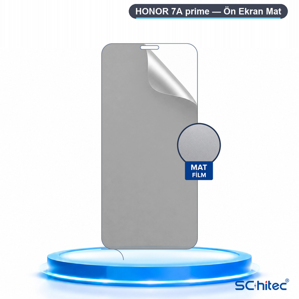 ScHitec Honor 7A Prime Uyumlu Ön Yüzey Mat Hidrojel Ekran Koruyucu
