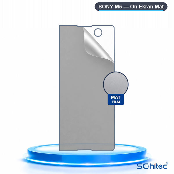 ScHitec Sony M5 Uyumlu Ön Yüzey Mat Hidrojel Ekran Koruyucu