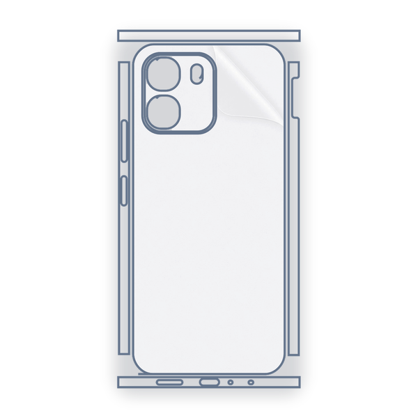 ScHitec Oppo A6S 5G Uyumlu Fullbody Arka Kaplama Hidrojel Koruyucu Film