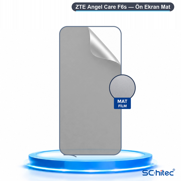 ScHitec ZTE Angel Care F6S Uyumlu Ön Yüzey Mat Hidrojel Ekran Koruyucu