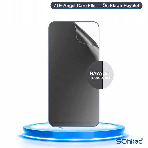 ScHitec ZTE Angel Care F6S Uyumlu Ön Yüzey Hayalet Privacy Hidrojel Ekran Koruyucu