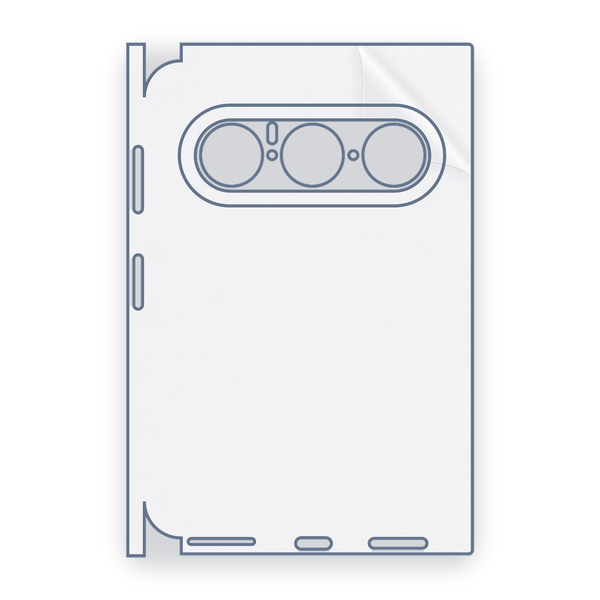 ScHitec Huawei Pura X Max Uyumlu Fullbody Arka Kaplama Hidrojel Koruyucu Film