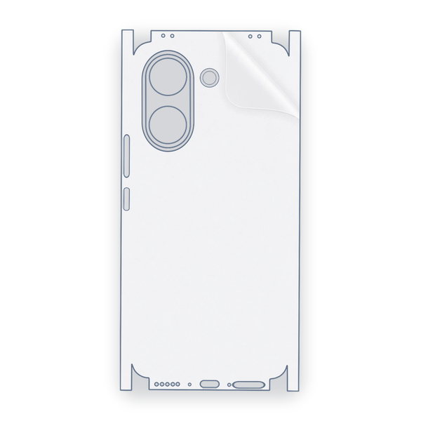 ScHitec Vivo V60E Uyumlu Fullbody Arka Kaplama Hidrojel Koruyucu Film