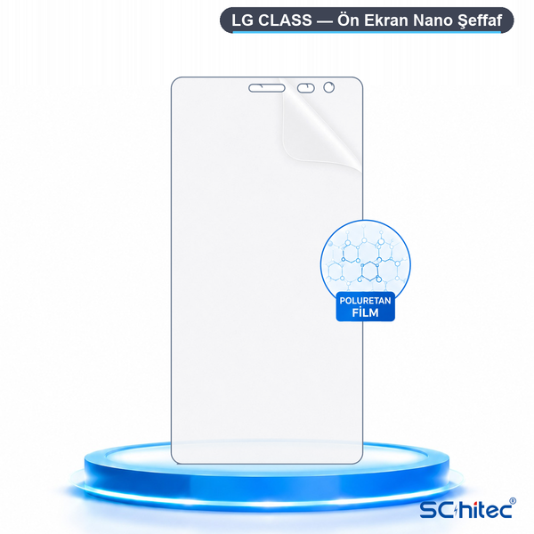ScHitec LG Class Uyumlu Ön Yüzey Nano Şeffaf Hidrojel Ekran Koruyucu