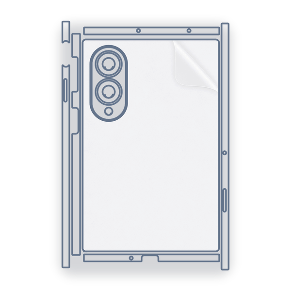 ScHitec Samsung Galaxy Z Fold8 Uyumlu Fullbody Arka Kaplama Hidrojel Koruyucu Film
