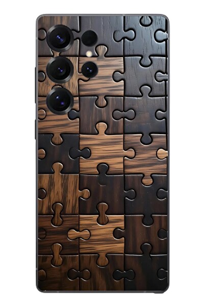 Le Balvo Le Balvo Samsung Galaxy S25 Ultra Uyumlu Puzzle Baskılı Silikon Kılıf