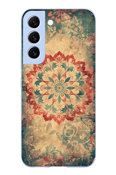 Le Balvo Le Balvo Samsung Galaxy S22 Uyumlu Ebru Çizgisel Baskılı Silikon Kılıf