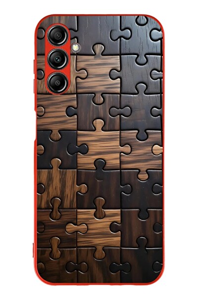 Le Balvo Samsung Galaxy A14 Uyumlu Puzzle Baskılı Silikon Kılıf