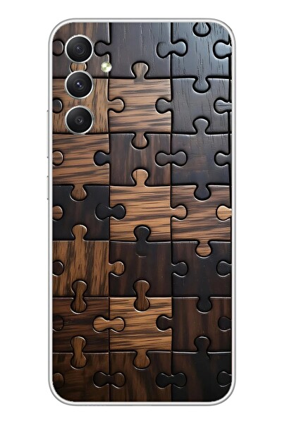 Le Balvo Samsung Galaxy A34 Uyumlu Puzzle Baskılı Silikon Kılıf