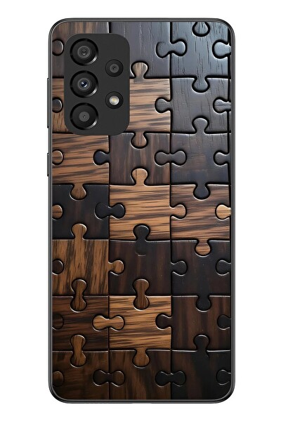 Le Balvo Samsung Galaxy A33 Uyumlu Puzzle Baskılı Silikon Kılıf