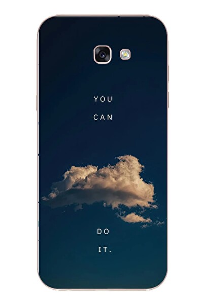 Le Balvo Samsung Galaxy A7 2017 Uyumlu You Can Do İt Baskılı Silikon Kılıf