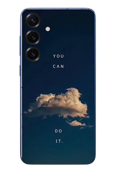 Le Balvo Samsung Galaxy S25 Plus Uyumlu You Can Do İt Baskılı Silikon Kılıf