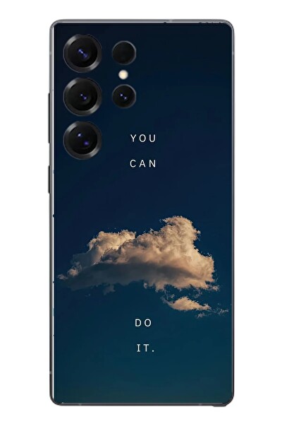 Le Balvo Samsung Galaxy S25 Ultra Uyumlu You Can Do İt Baskılı Silikon Kılıf
