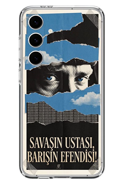 Le Balvo Samsung Galaxy S24 FE Uyumlu Savaşın Ustası Atatürk Baskılı Silikon Kılıf