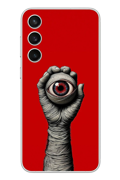 Le Balvo Samsung Galaxy S23 FE Uyumlu Tek Göz Elde Baskılı Silikon Kılıf