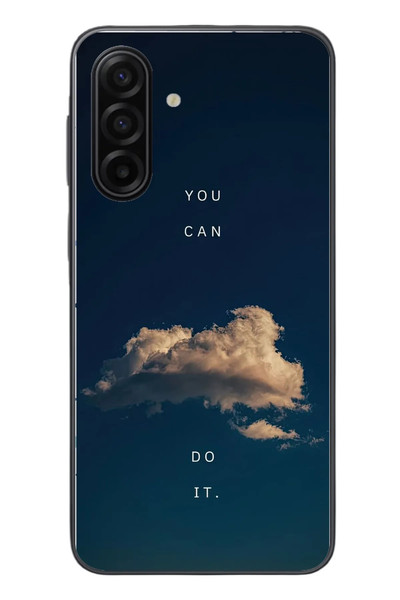 Le Balvo Samsung Galaxy A17 Uyumlu You Can Do İt Baskılı Silikon Kılıf
