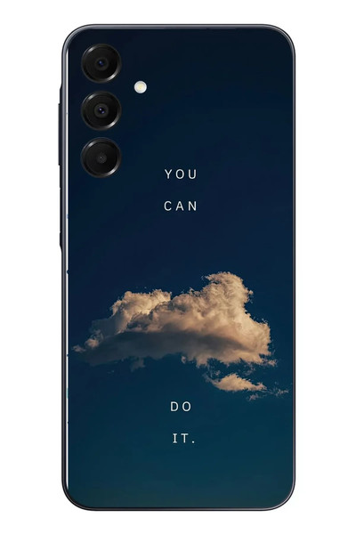 Le Balvo Samsung Galaxy A16 Uyumlu You Can Do İt Baskılı Silikon Kılıf