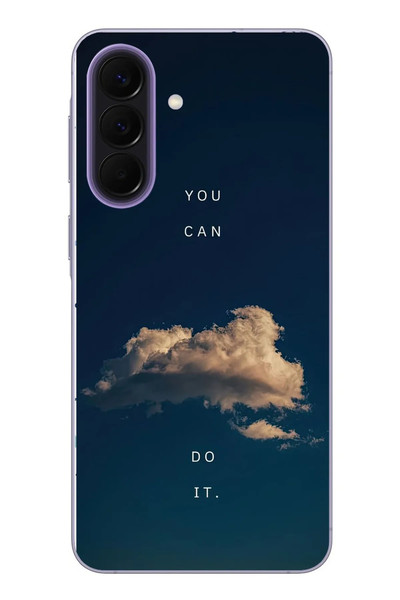 Le Balvo Samsung Galaxy A57 Uyumlu You Can Do İt Baskılı Silikon Kılıf