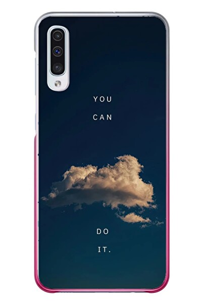 Le Balvo Samsung Galaxy A50 Uyumlu You Can Do İt Baskılı Silikon Kılıf