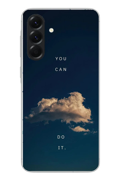 Le Balvo Samsung Galaxy A56 Uyumlu You Can Do İt Baskılı Silikon Kılıf