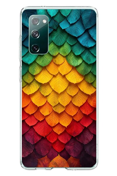 Le Balvo Samsung Galaxy S20 FE Uyumlu Efsun Renk Demeti Baskılı Silikon Kılıf