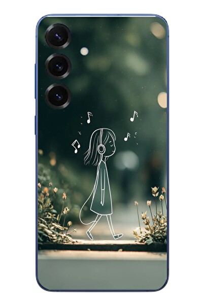 Le Balvo Samsung Galaxy S25 Plus Uyumlu Neon Kız Çocugu Baskılı Silikon Kılıf
