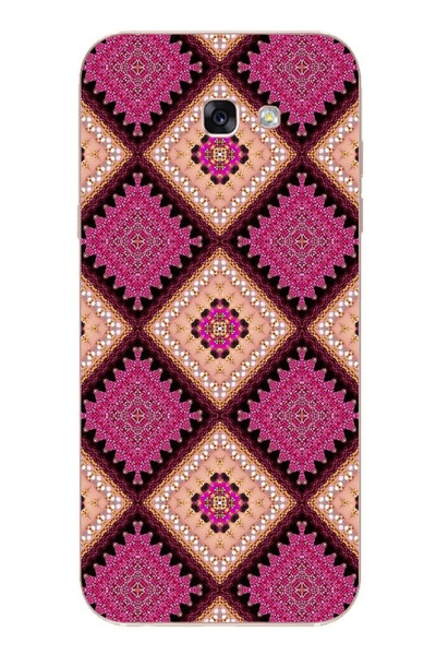 Le Balvo Samsung Galaxy A7 2017 Uyumlu Pembe Yavrusu Motifleri Baskılı Silikon Kılıf