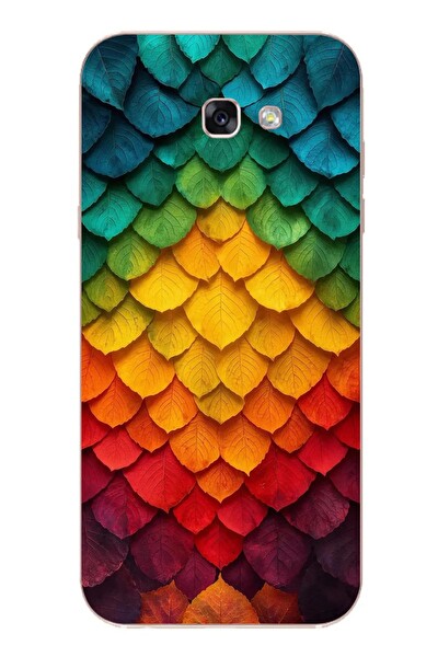 Le Balvo Samsung Galaxy A7 2017 Uyumlu Efsun Renk Demeti Baskılı Silikon Kılıf