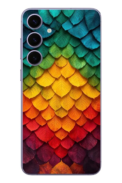 Le Balvo Samsung Galaxy S24 Plus Uyumlu Efsun Renk Demeti Baskılı Silikon Kılıf