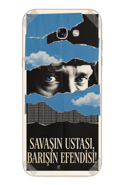 Le Balvo Samsung Galaxy A7 2017 Uyumlu Savaşın Ustası Atatürk Baskılı Silikon Kılıf