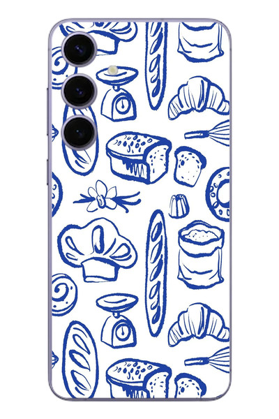 Le Balvo Samsung Galaxy S24 Plus Uyumlu Bakery Ahçı Usta Baskılı Silikon Kılıf