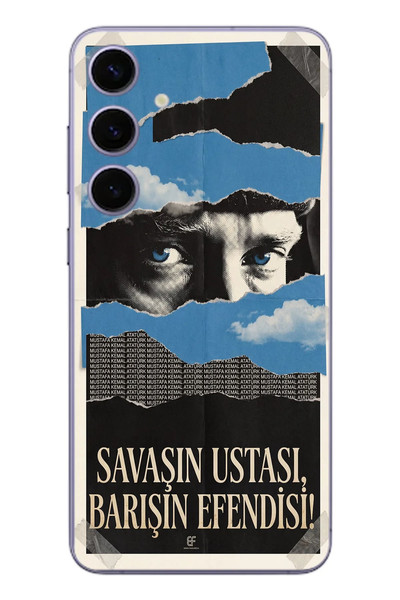 Le Balvo Samsung Galaxy S24 Plus Uyumlu Savaşın Ustası Atatürk Baskılı Silikon Kılıf