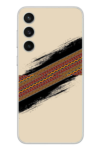Le Balvo Samsung Galaxy S23 FE Uyumlu Yan Motif Baskılı Silikon Kılıf