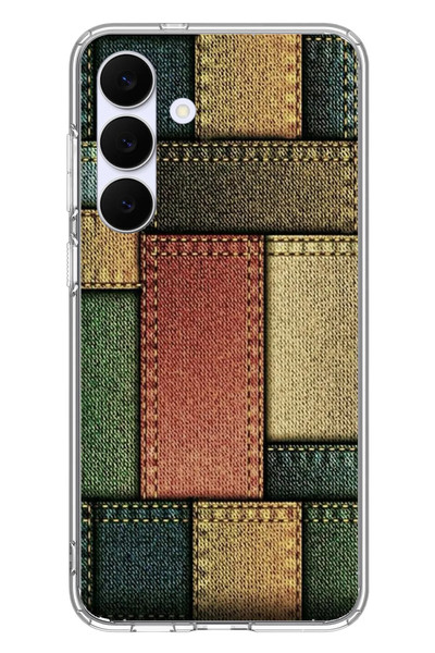 Le Balvo Samsung Galaxy S25 FE Uyumlu Kot Cepleri Baskılı Silikon Kılıf