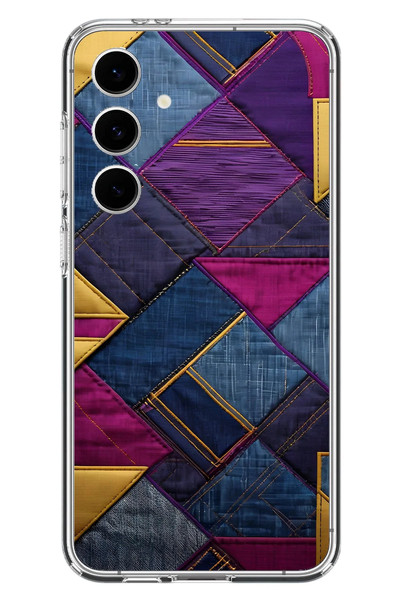 Le Balvo Samsung Galaxy S24 FE Uyumlu Kot Deseni Baskılı Silikon Kılıf