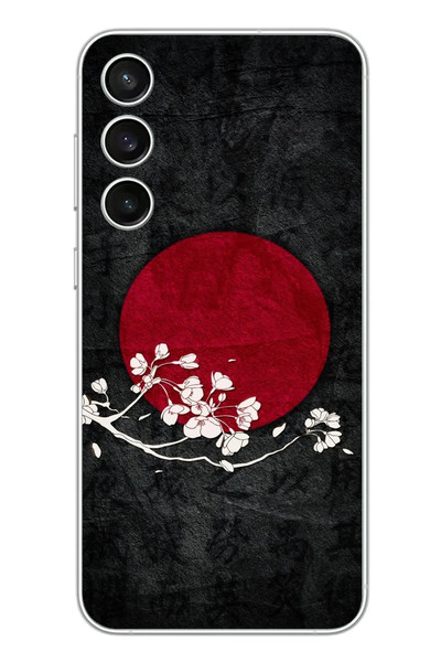 Le Balvo Samsung Galaxy S23 FE Uyumlu Ay Tutulması Baskılı Silikon Kılıf