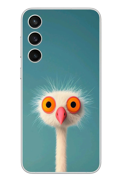 Le Balvo Samsung Galaxy S23 FE Uyumlu Şaşkın Hayvan Baskılı Silikon Kılıf