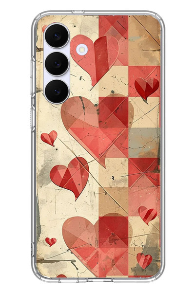 Le Balvo Samsung Galaxy S25 FE Uyumlu Kalpler Retro Baskılı Silikon Kılıf