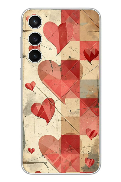 Le Balvo Samsung Galaxy S23 FE Uyumlu Kalpler Retro Baskılı Silikon Kılıf