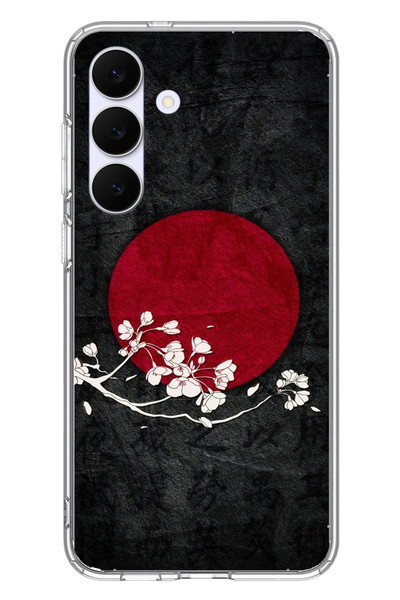 Le Balvo Samsung Galaxy S25 FE Uyumlu Ay Tutulması Baskılı Silikon Kılıf