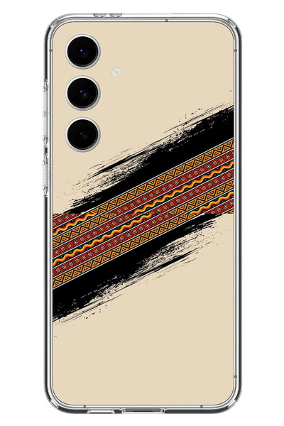 Le Balvo Samsung Galaxy S24 FE Uyumlu Yan Motif Baskılı Silikon Kılıf