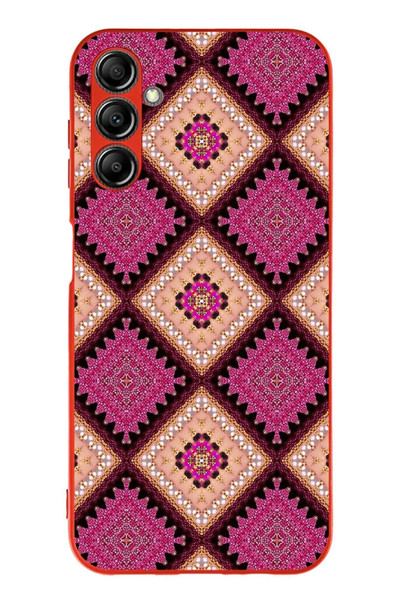 Le Balvo Samsung Galaxy A14 Uyumlu Pembe Yavrusu Motifleri Baskılı Silikon Kılıf